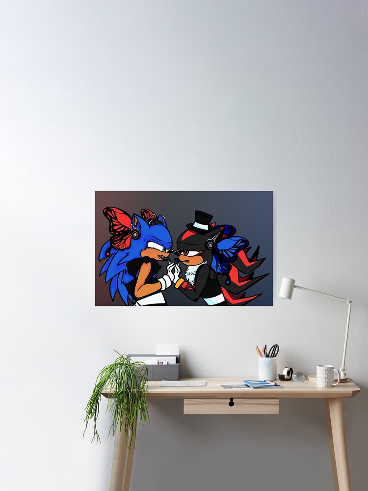 SONIC & SHADOW, an art canvas by DAZE - INPRNT