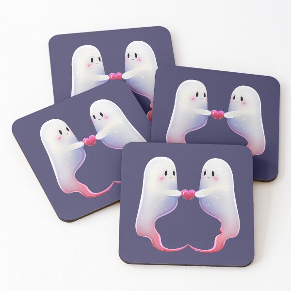 Item preview, Ghoul-friend cute ghosts designed and sold by Angele Gougeon.