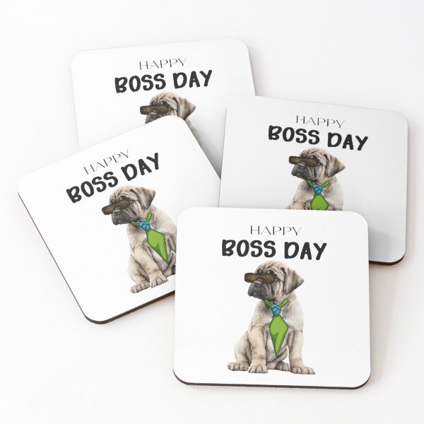 Item preview, Happy boos day.Cute dog wearing glasses and a tie. designed and sold by Anastasiia Yurevych.
