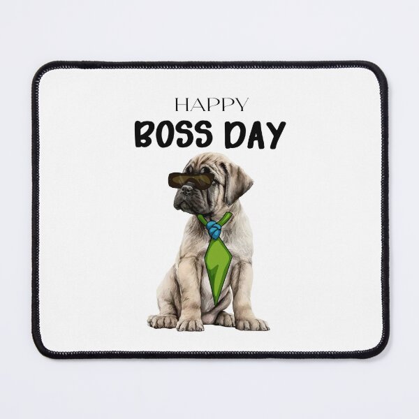 Item preview, Happy boos day.Cute dog wearing glasses and a tie. designed and sold by Anastasiia Yurevych.
