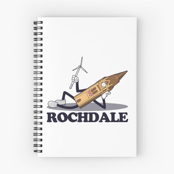 Item preview, Rochdale Town Hall / Scout Moor (1930s rubberhose cartoon character style) designed and sold by jimmy-digital.
