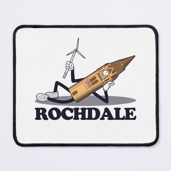 Item preview, Rochdale Town Hall / Scout Moor (1930s rubberhose cartoon character style) designed and sold by jimmy-digital.