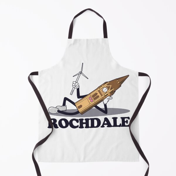 Item preview, Rochdale Town Hall / Scout Moor (1930s rubberhose cartoon character style) designed and sold by jimmy-digital.