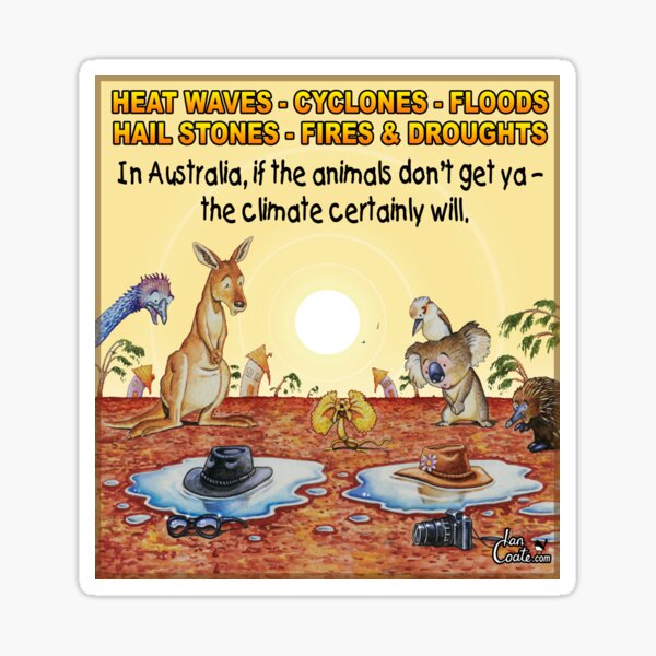Aussie Moment - Australian Climate Sticker