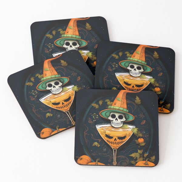 Item preview, Sinister Spirits: Halloween Deadly Daiquiri Cocktail in Modern Abstract Styles designed and sold by OlfactoART Studio.