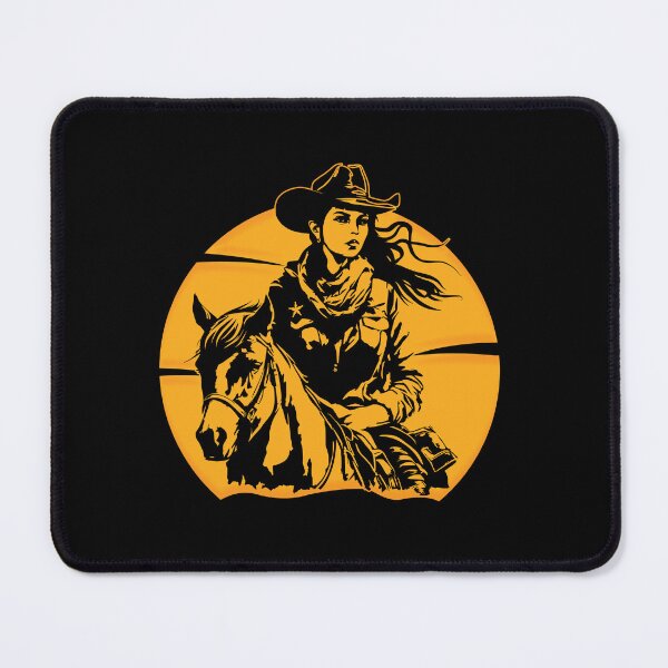 Item preview, Western Cowgirl Retro designed and sold by franktact.