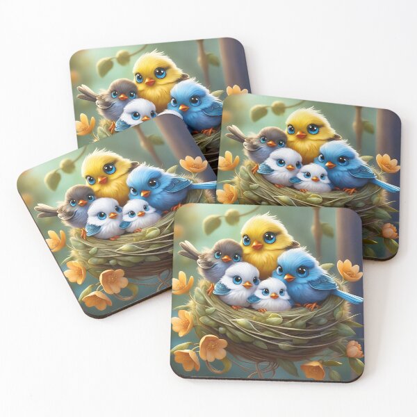 Item preview, little birds in the bird's nest designed and sold by hascom.