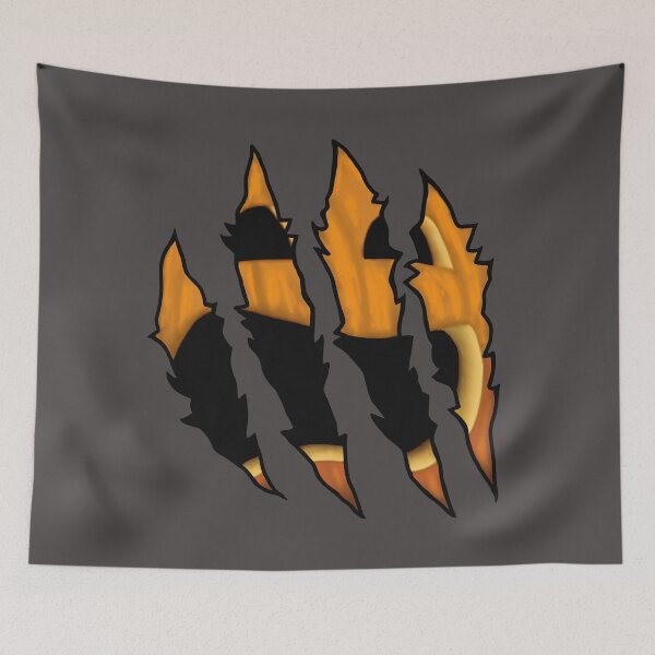 Item preview, Halloween Jack-o-lantern claw slashes  designed and sold by J-KAP.