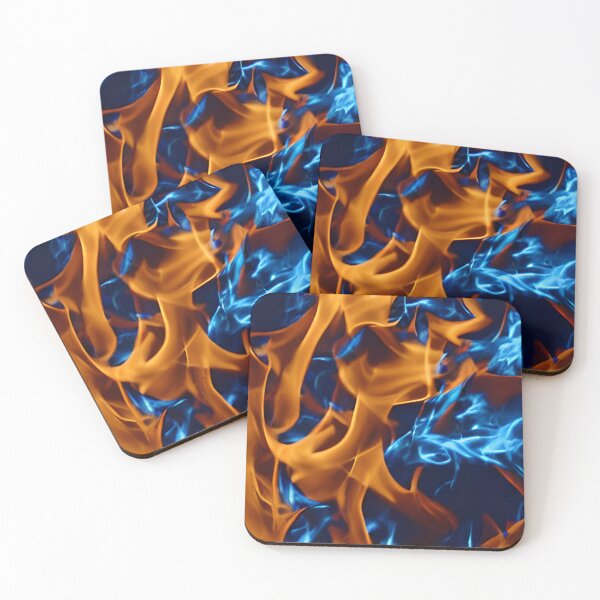 Item preview, Blue And Orange Flames designed and sold by Rell1970.