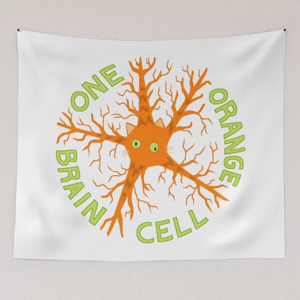 Item preview, One Orange Braincell designed and sold by aliasblackbird.