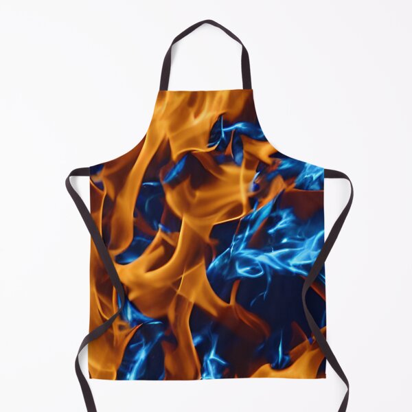 Item preview, Blue And Orange Flames designed and sold by Rell1970.