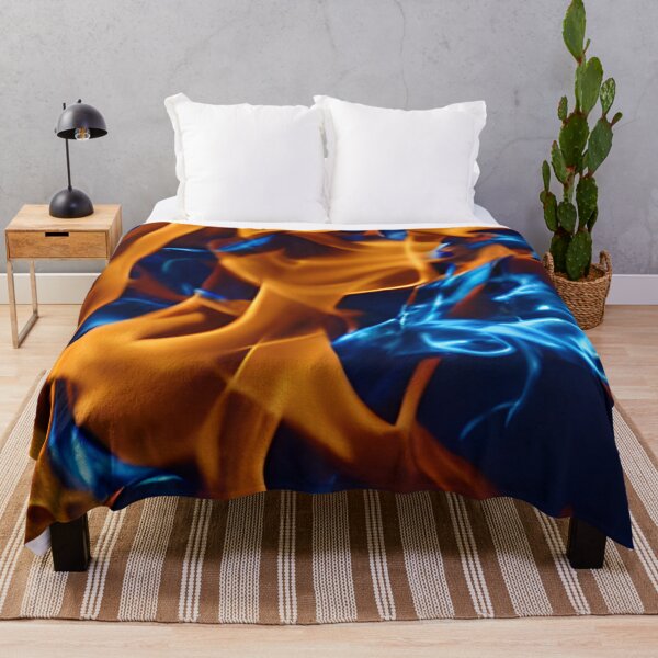 Item preview, Blue And Orange Flames designed and sold by Rell1970.