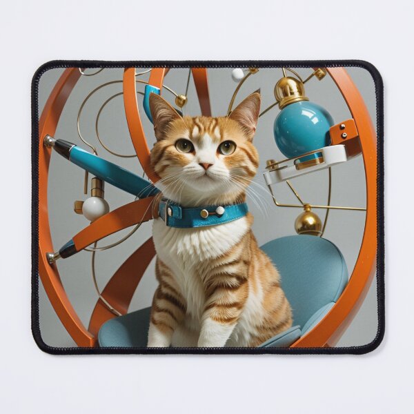 Item preview, Retro Atomic Space Cat designed and sold by Retro Salt.