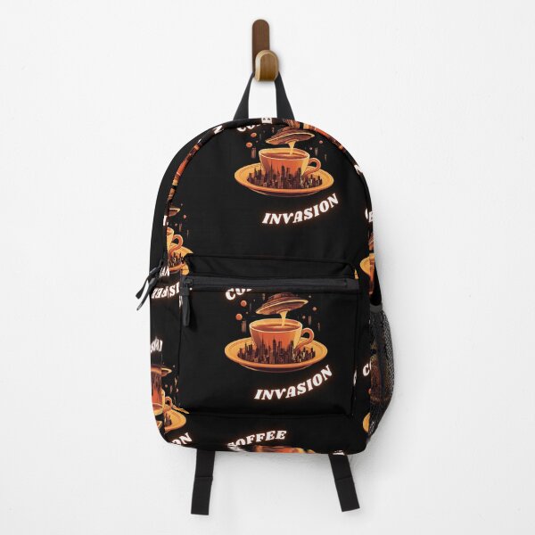 Item preview, Coffee Invasion.funny space coffee graphic. Caffeine invasion designed and sold by ArtFeverShop.