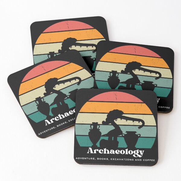 Item preview, Archeology in Retro Art - Adventure, Books, Excavations and coffee designed and sold by Carola-art.