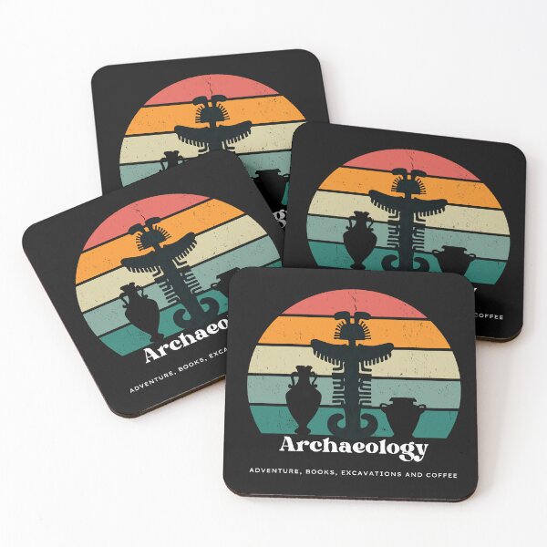 Item preview, Archeology in Retro Art - Adventure, Books, Excavations and coffee designed and sold by Carola-art.