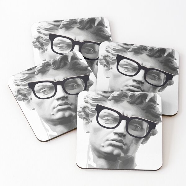 Item preview, Statue of David by Michelangelo with sunglasses designed and sold by GiovanniCancemi.