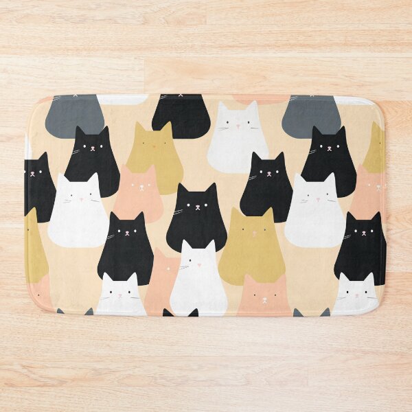 Item preview, cute cat seamless designed and sold by Ttthunder123.