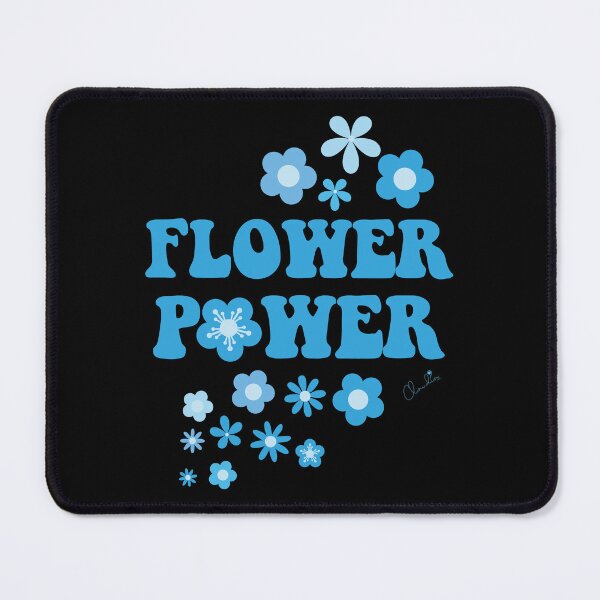 Item preview, Sticker Style Cute Blue Flower Power designed and sold by ClaudiaFlores.