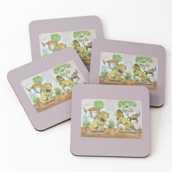 Item preview, Lions in the jungle hunting designed and sold by altairaleon.