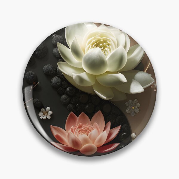 Item preview, "Jewel Flower Harmony: Yin-Yang Fantasy" Poster designed and sold by ShadowSakura.