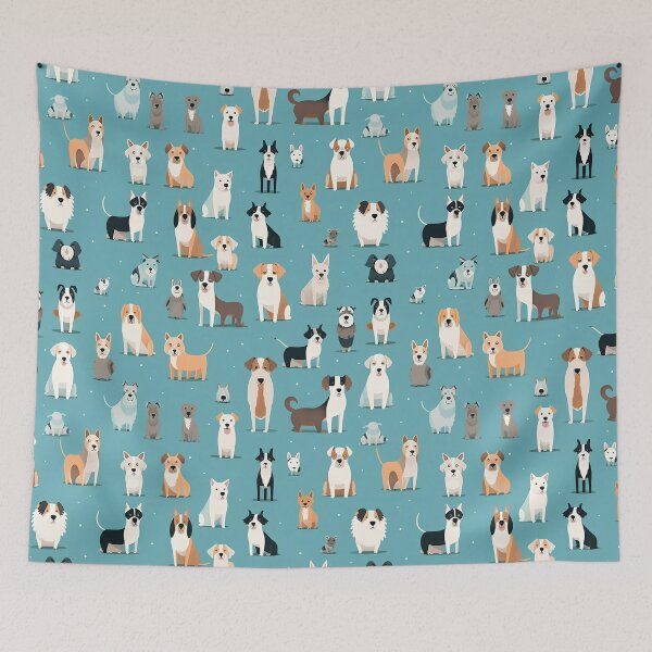 Item preview, cute dog seamless designed and sold by Ttthunder123.