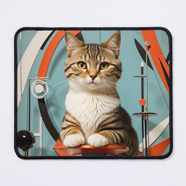 Item preview, Mid Century Modern Retro Atomic Cat designed and sold by Retro Salt.