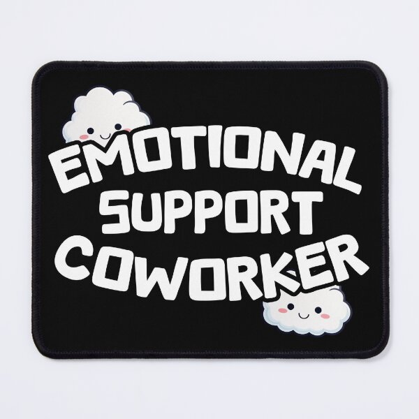 Item preview, Emotional Support Coworker designed and sold by LudwikeArts.