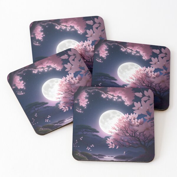 Item preview, Moonlit Serenity: Reflections of a Japanese Garden designed and sold by ShadowSakura.