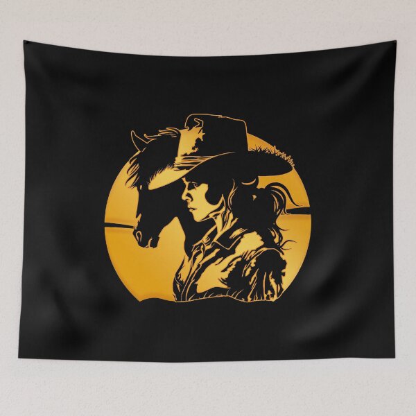 Item preview, Western Cowgirl Retro designed and sold by franktact.
