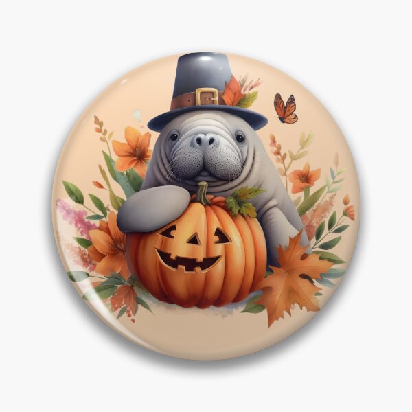 Item preview, Thanksgiving Manatee - Spend the holidays with a Sea Cow designed and sold by SandbarTees.