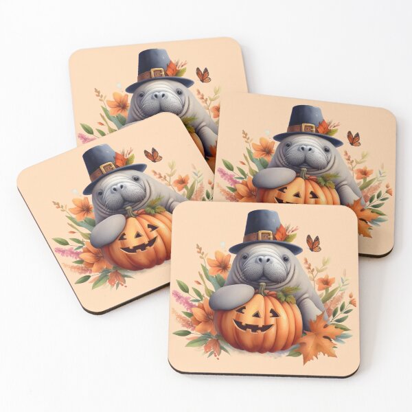 Item preview, Thanksgiving Manatee - Spend the holidays with a Sea Cow designed and sold by SandbarTees.