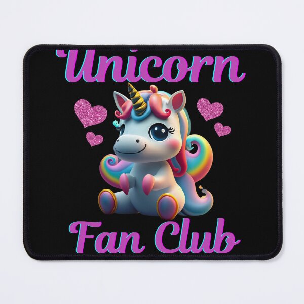 Item preview, Cute Kawaii Unicorn Fan Club Design designed and sold by DaydreamerDzine.