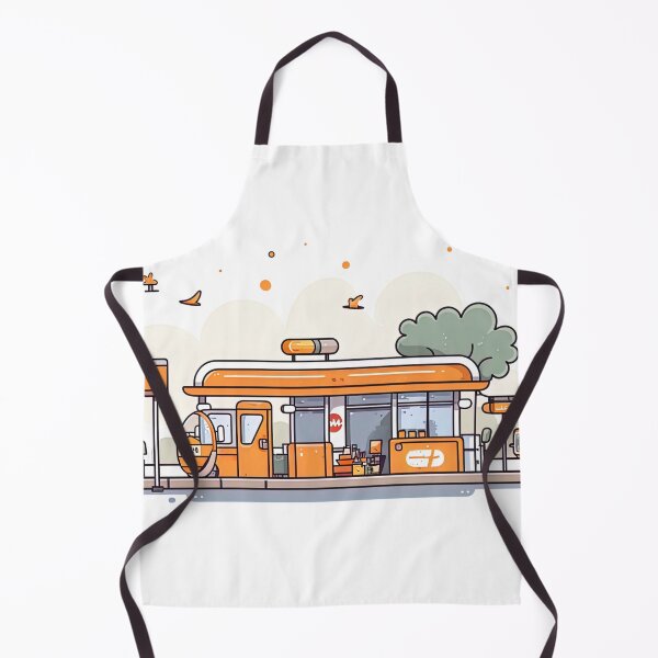 Item preview, Bus station | cute style designed and sold by ComicsFactory.