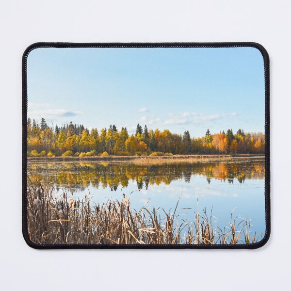 Item preview, Lake with Autumn Tree Reflections designed and sold by Amy Mitchell.