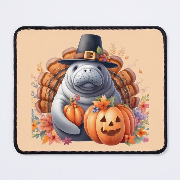 Item preview, Thanksgiving Manatee - Spend the holidays with a Sea Cow designed and sold by SandbarTees.