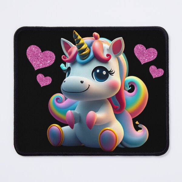 Item preview, Cute Kawaii Unicorn Heart Design designed and sold by DaydreamerDzine.