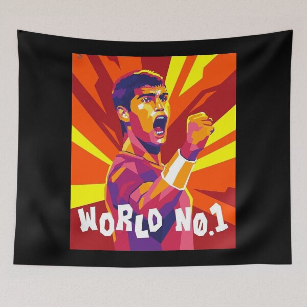 Item preview, World number 1 , carlos alcaraz  designed and sold by doorzz.