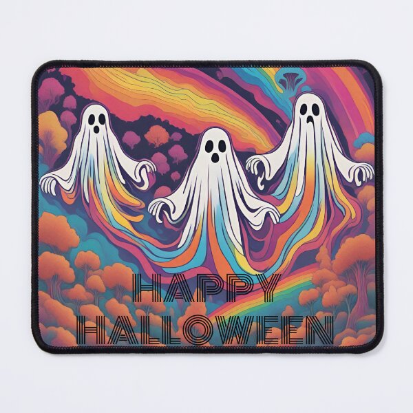 Item preview, Happy halloween Three ghosts designed and sold by RetroNibylander.