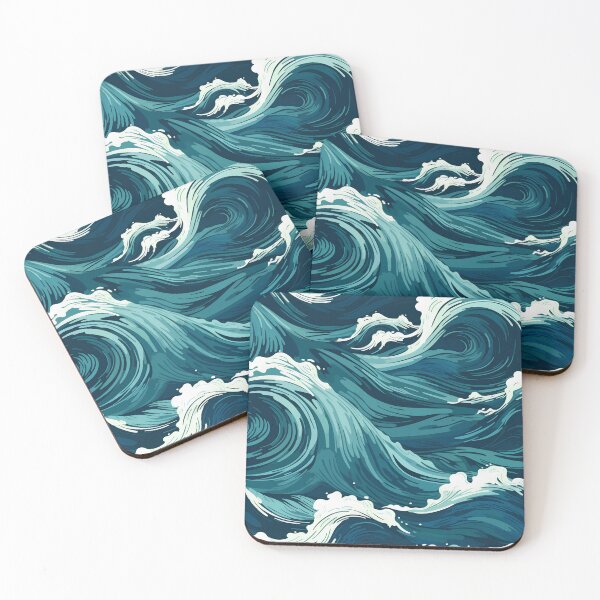 Item preview, wave seamless designed and sold by Ttthunder123.