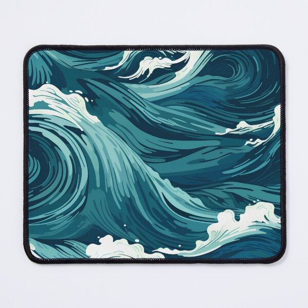 Item preview, wave seamless designed and sold by Ttthunder123.