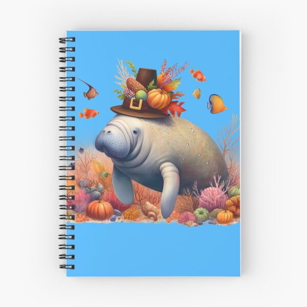 Item preview, Thanksgiving Manatee - Spend the holidays with a Sea Cow designed and sold by SandbarTees.