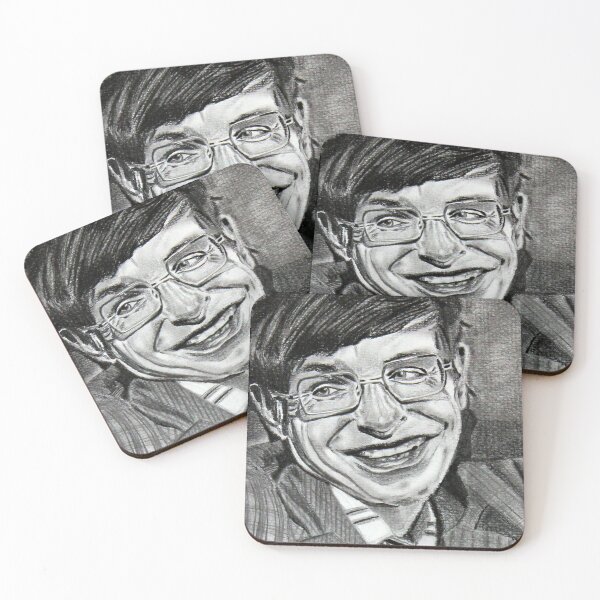 Item preview, Stephen hawking pencil drawing designed and sold by MubaraksArt.