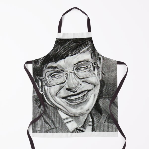 Item preview, Stephen hawking pencil drawing designed and sold by MubaraksArt.