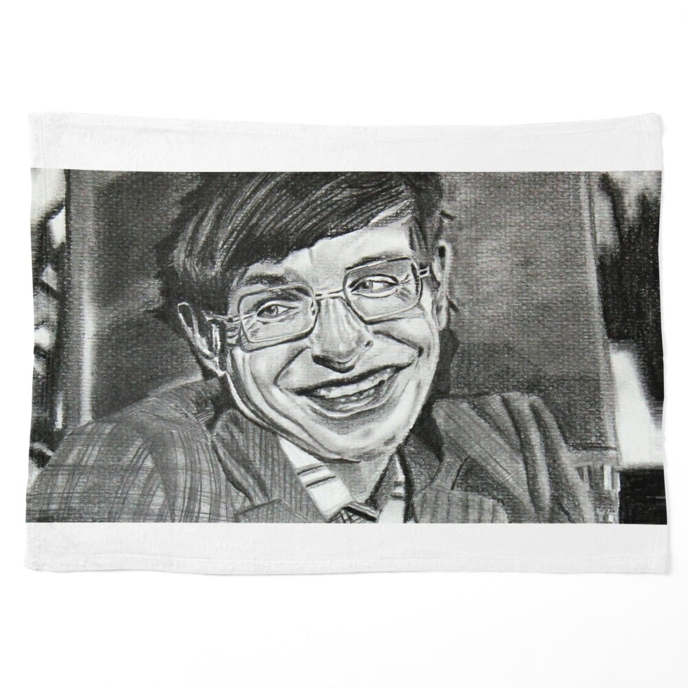 Professor Stephen Hawkings Drawing by Murphy Elliott - Fine Art America