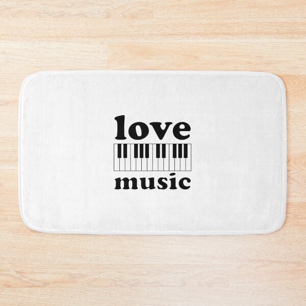 Item preview, Piano keyboard - Love music designed and sold by Inspirationmotivation.
