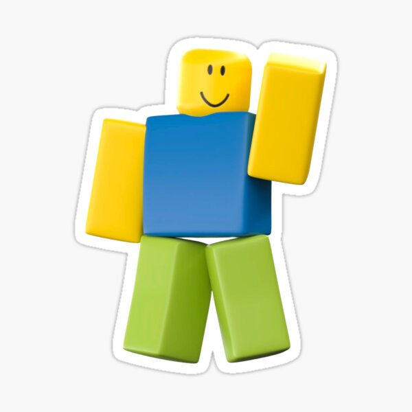 Lil roblox noob Sticker for Sale by Gummybearzz