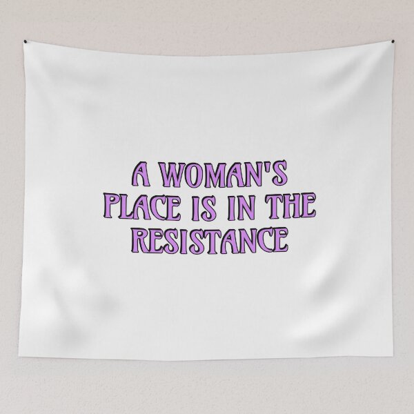 Item preview, Vintage feminist - A woman's place is in the resistance   designed and sold by Inspirationmotivation.