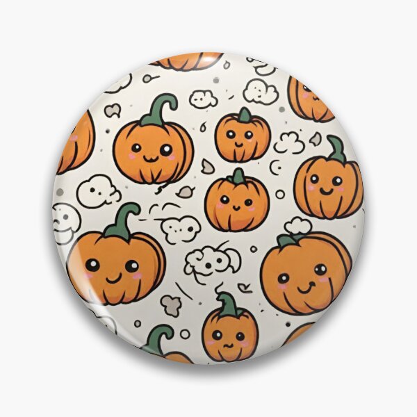 Item preview, clouds and pumpkins designed and sold by TFrequencyStore.