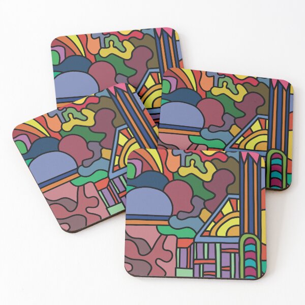 Item preview, Abstract doodle Bright thick lines designed and sold by JJJJdoodles.